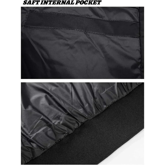 ❤️ Men's Bomber Jacket Lightweight Casual Fall Windbreaker Zip Up  Coat - Blue - Picture 7 of 8